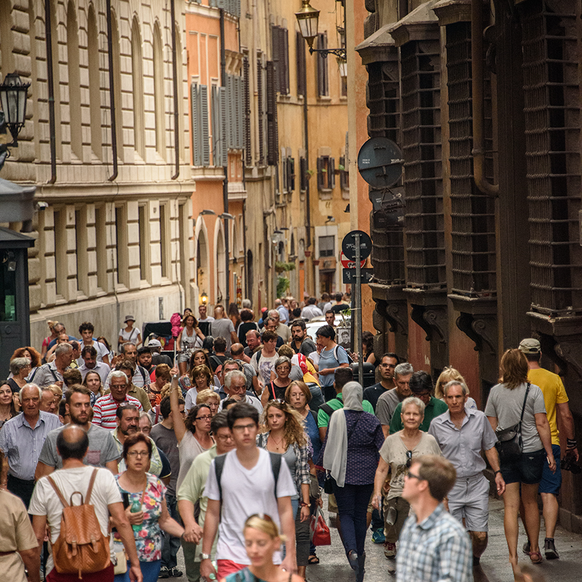 The tourists are back.