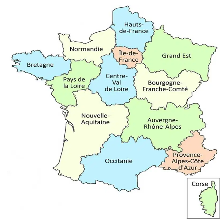 Regions of France