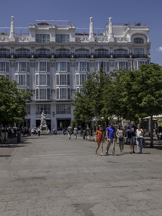 Plaza de Santa Anna in Madrid, Spain