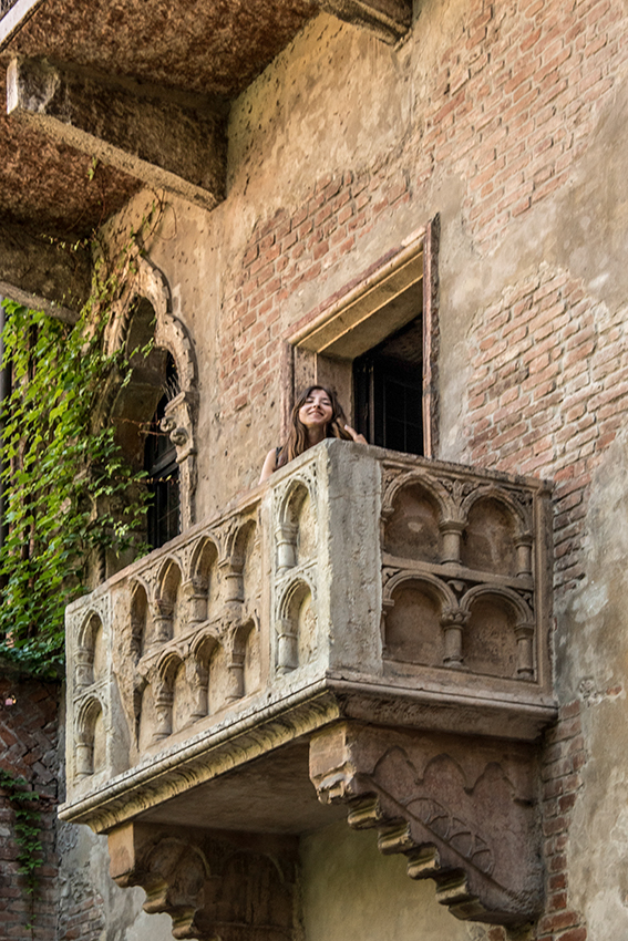 Juliet's Balcony in Verona